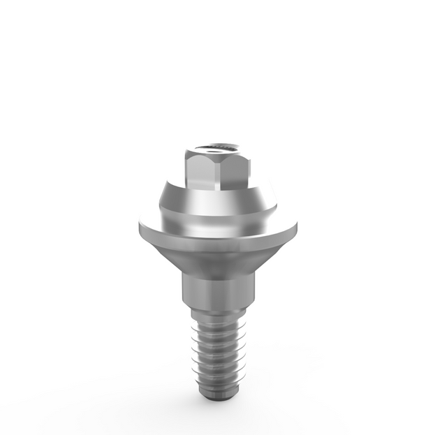 1mm Altura de Cuello - Multi Unit recto de Titanio para Implante -Dental Hexágono Interno