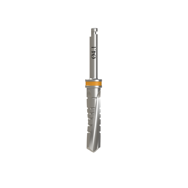4.1mm Diámetro Fresa de riego externo retorcido para Implante Dental 16 mm