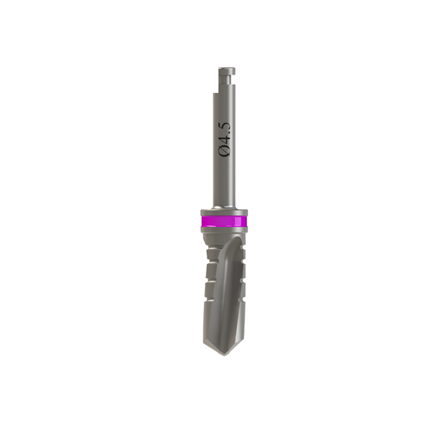 4.5mm Diámetro Fresas Espiral con Riego externo para implantes dentales 11.5 mm