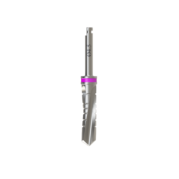 4.5mm Diámetro Fresa de riego externo retorcido para Implante Dental 16 mm