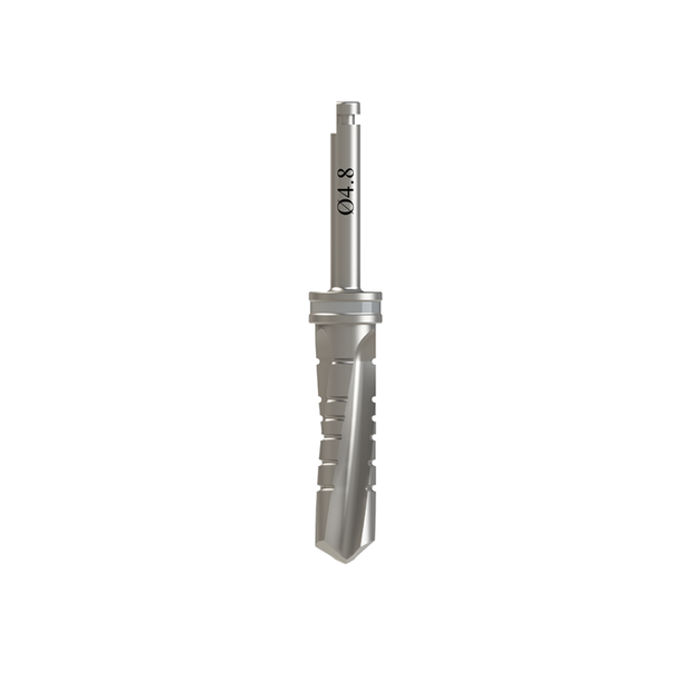 4.8mm Diámetro Fresa de riego externo retorcido para Implante Dental 16 mm