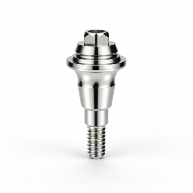 Multi Unit recto de Titanio para Implante Dental Hexágono Interno
