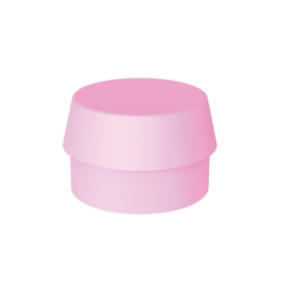 Tapa de silicón rosa suave para aditamento de bola