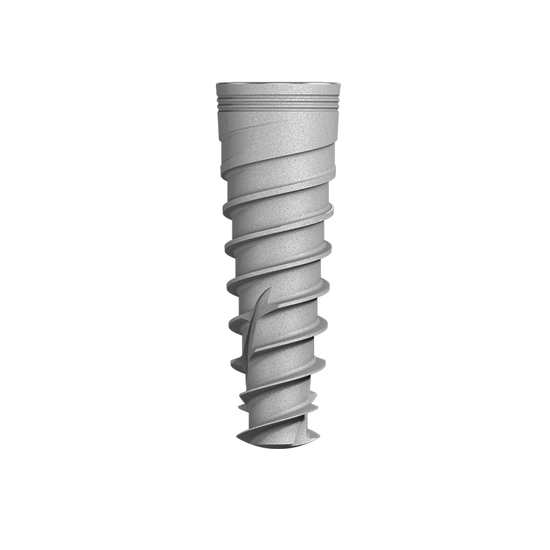 Implante Dental Cyclone® con diseño Cónico de Auto Perforación – Interior Hexagonal