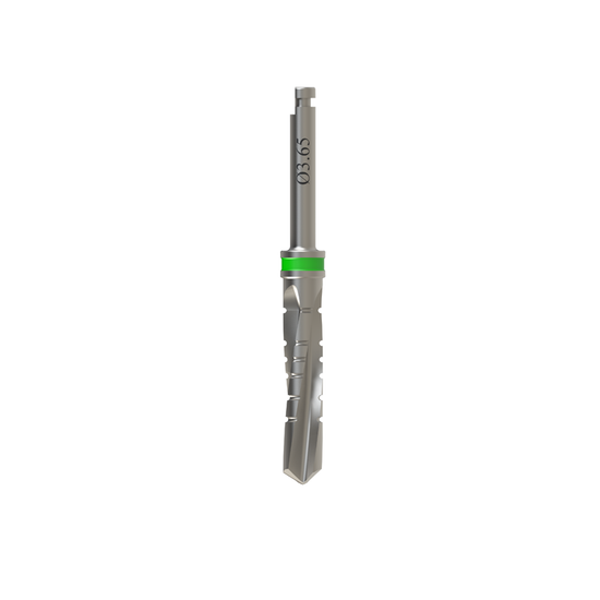 3.65mm Diámetro Fresa de riego externo retorcido para Implante Dental 16 mm