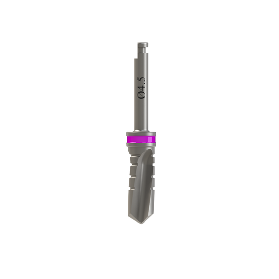 4.5mm Diámetro Fresas Espiral con Riego externo para implantes dentales 11.5 mm