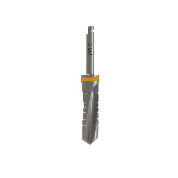 5.2mm Diámetro Fresas Espiral con Riego externo para implantes dentales 11.5 mm