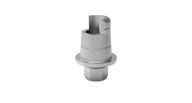 Ti Base antirotacional para implante de conexión hexagonal interna - 0.5mm