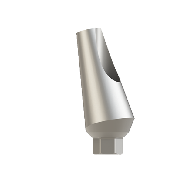 9.5mm Longitud -Pilar Angulado de Titanio 15° para Implante Dental de Hexágono Interno